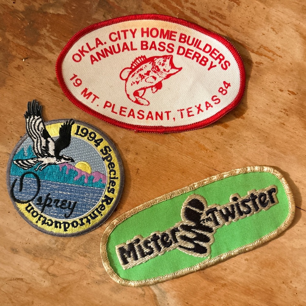 Vintage Fishing & Wildlife Patches
